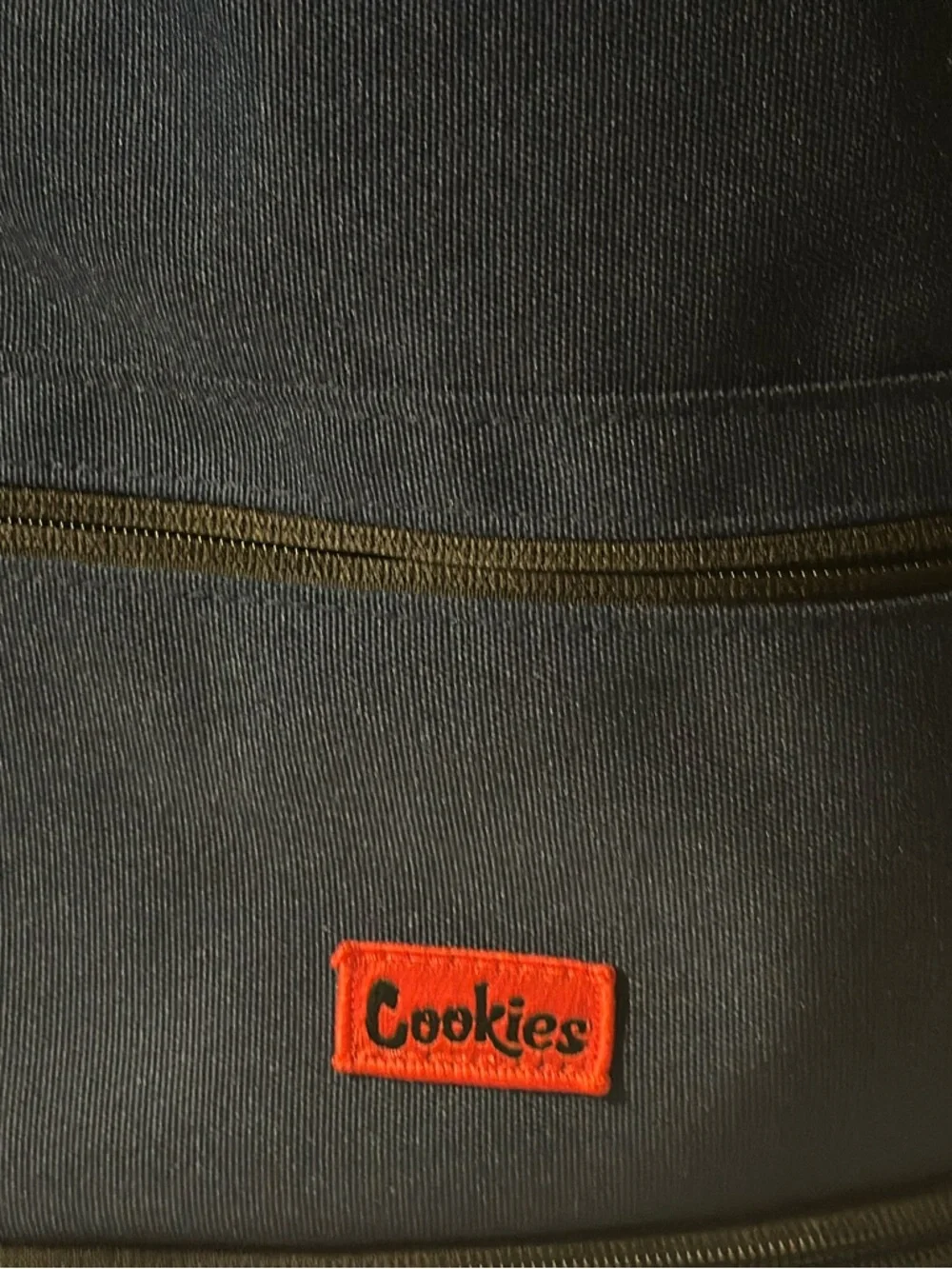 Cookies Navy Storage Duffel Bag with White Logo